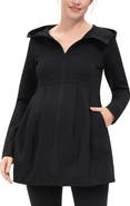 Kimi & Kai Sophia Maternity Fit & Flare Hooded Jacket