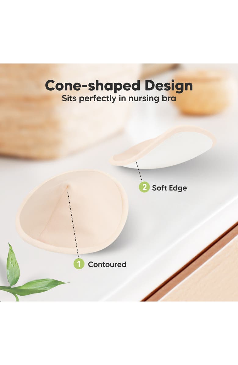 KeaBabies 8-Pack Comfy Nursing Pads, Alternate, color, Bare Beige