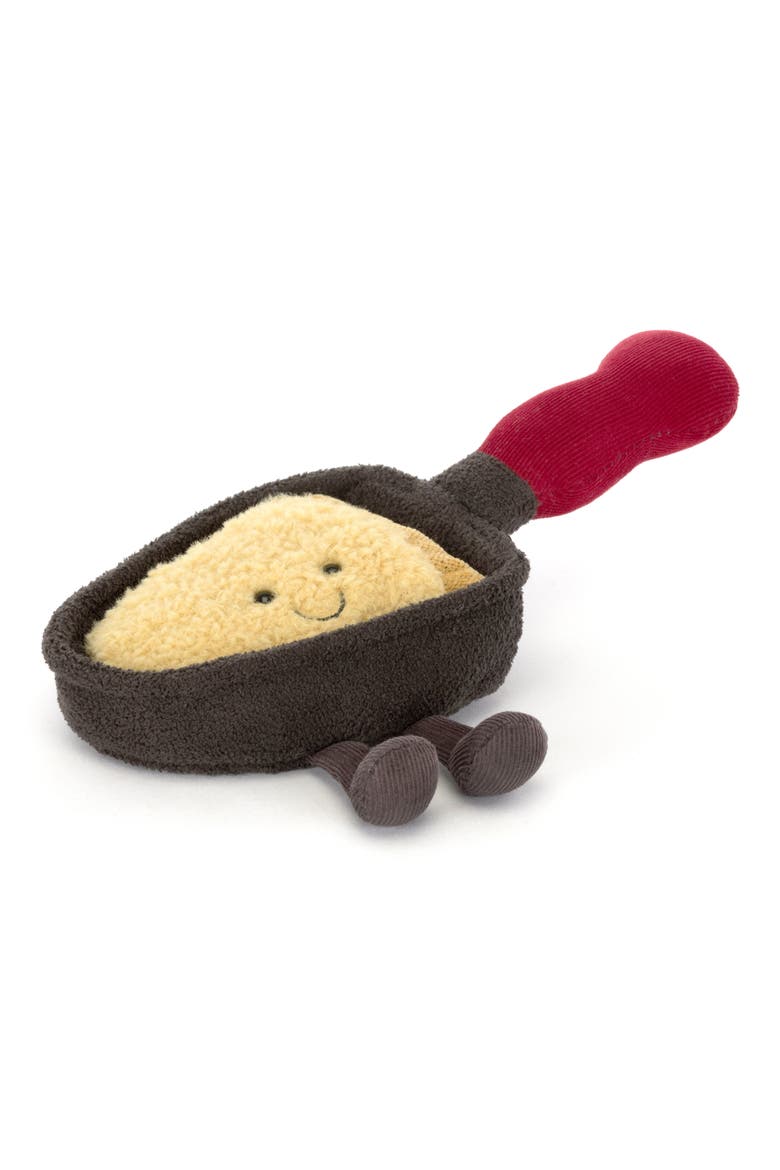 Amuseables Raclette 8.5-Inch Plushie, Main, color, BLACK