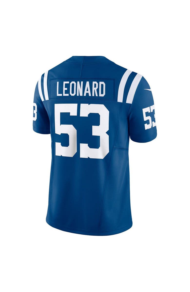Nike Men's Nike Shaquille Leonard Royal Indianapolis Colts Vapor F.U.S.E. Limited Jersey, Alternate, color, 