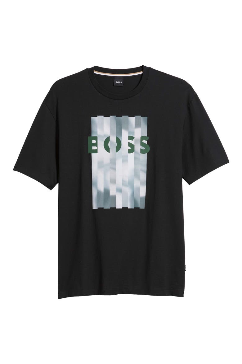 Tessin Logo Graphic T-Shirt, Alternate, color, BLACK