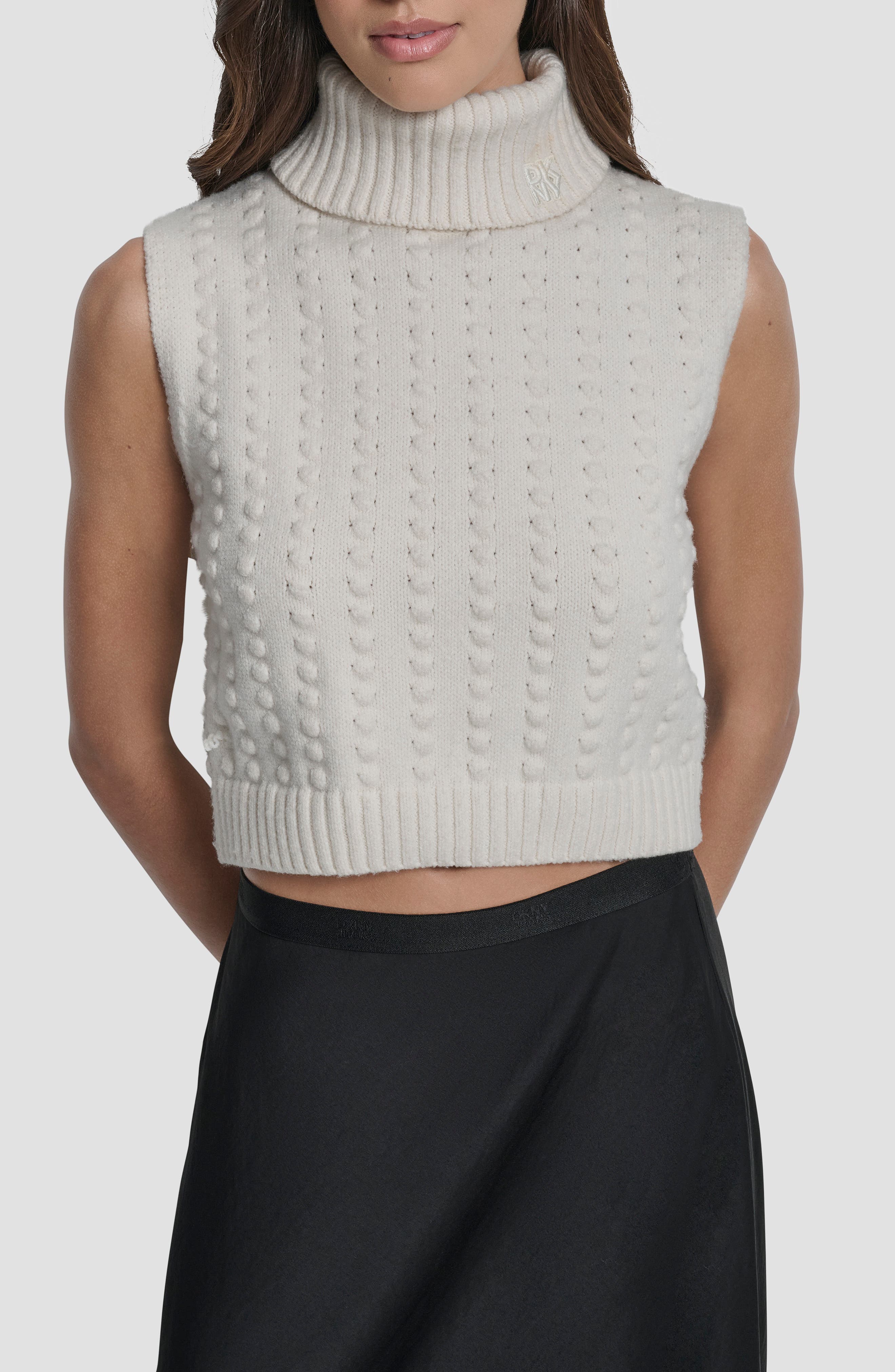 Bobble Stitch Sweater Vest
