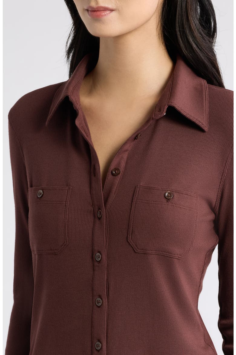 The Rib Pocket Top, Alternate, color, CURRANT