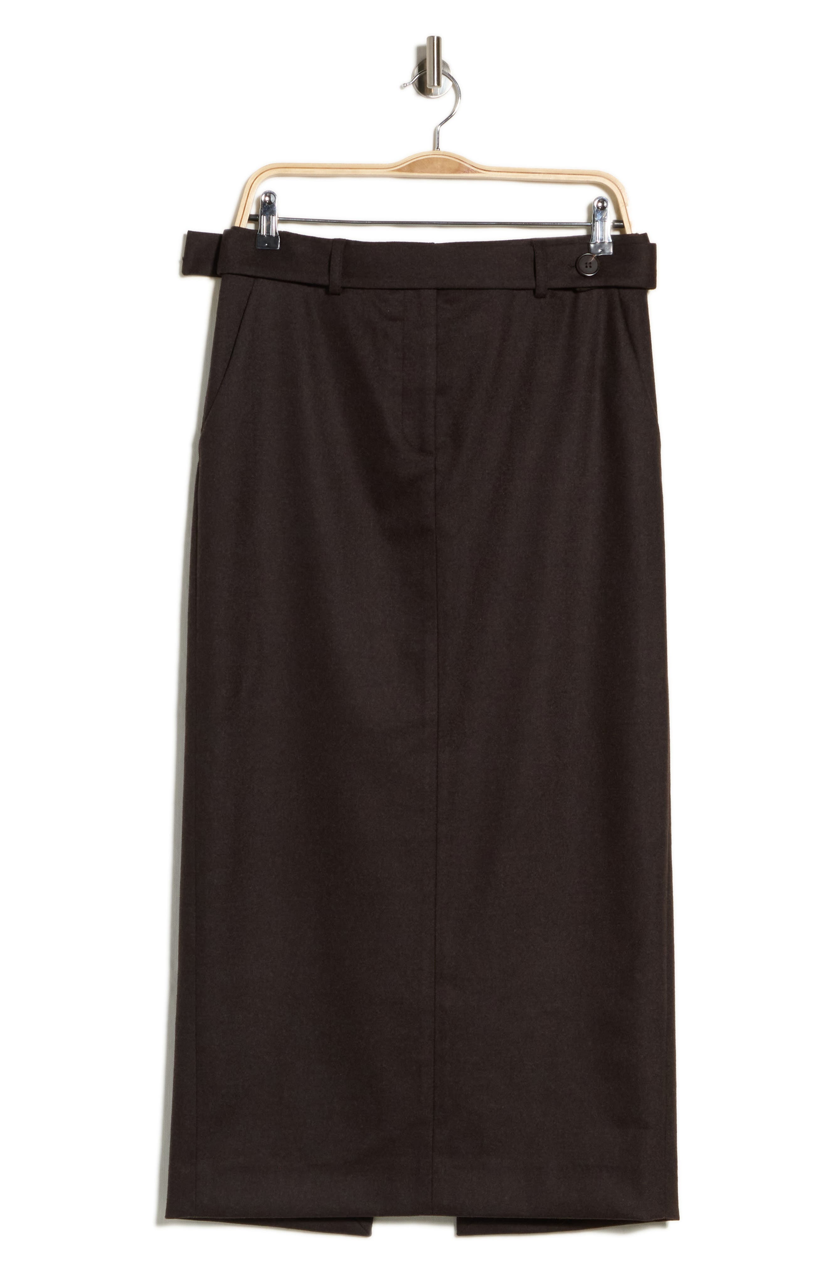 Wool & Cashmere Midi Skirt