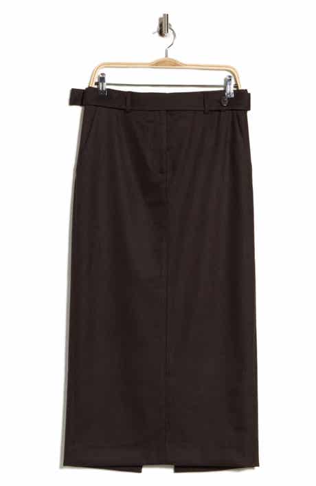 Wool & Cashmere Midi Skirt