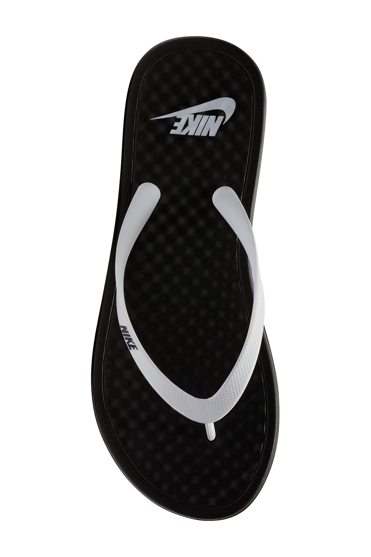 Nike On Deck Flip Flop, Alternate, color, Black/ White