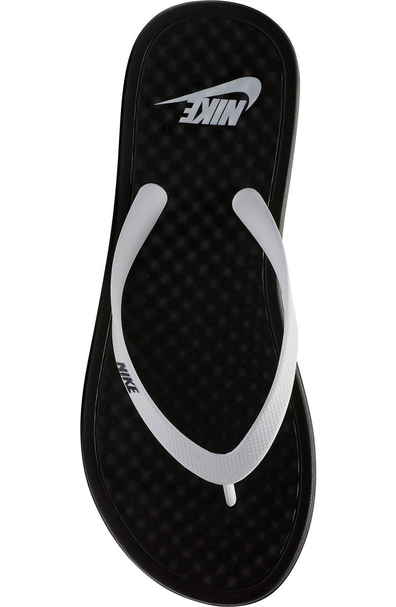 Nike On Deck Flip Flop, Alternate, color, Black/ White