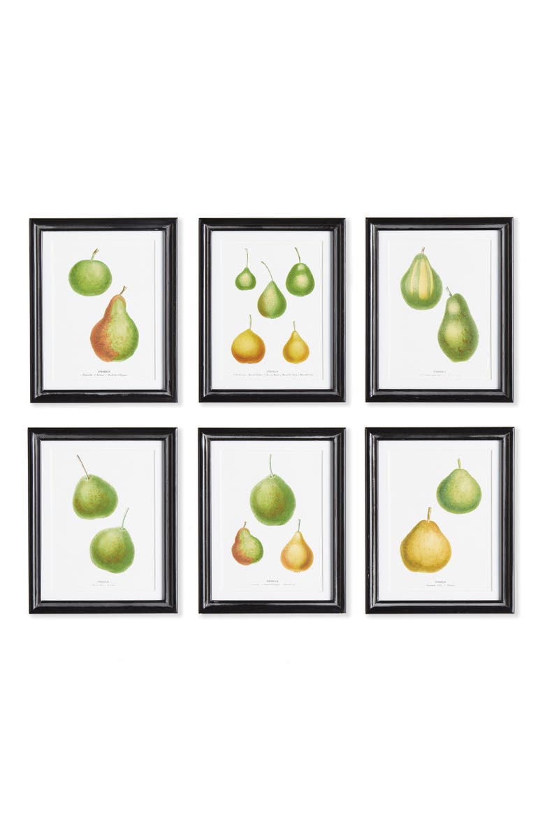 Pear Study, Set Of 6, Main, color, Green
