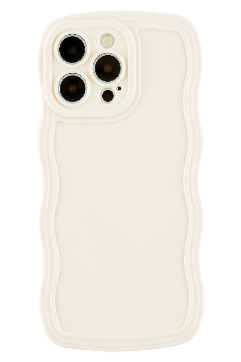 Solid Wavy Bumper iPhone 14 Pro Case, Main, color, OFF WHITE