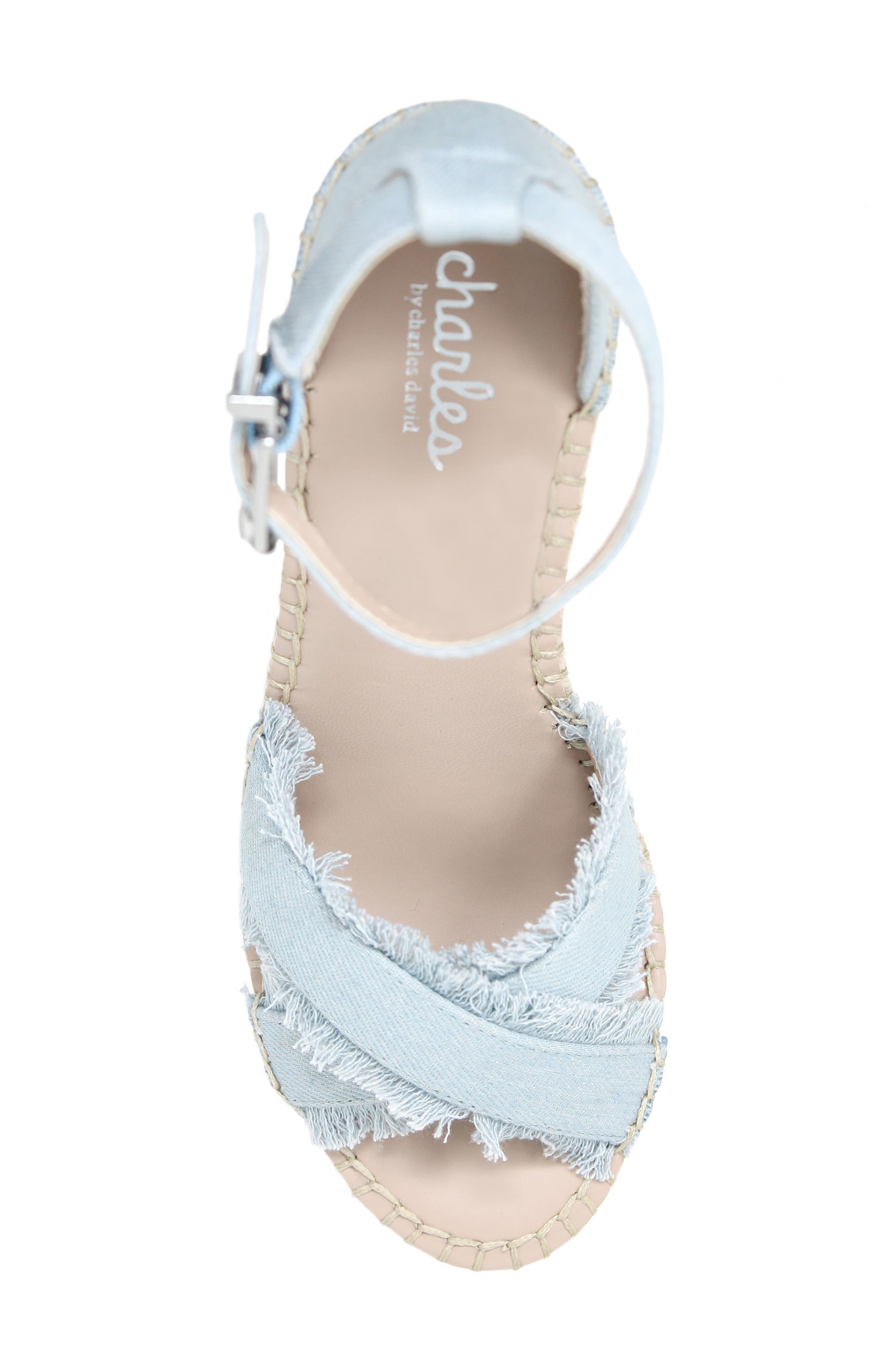 Charles by Charles David Engage Espadrille Wedge Sandal, Alternate, color, 