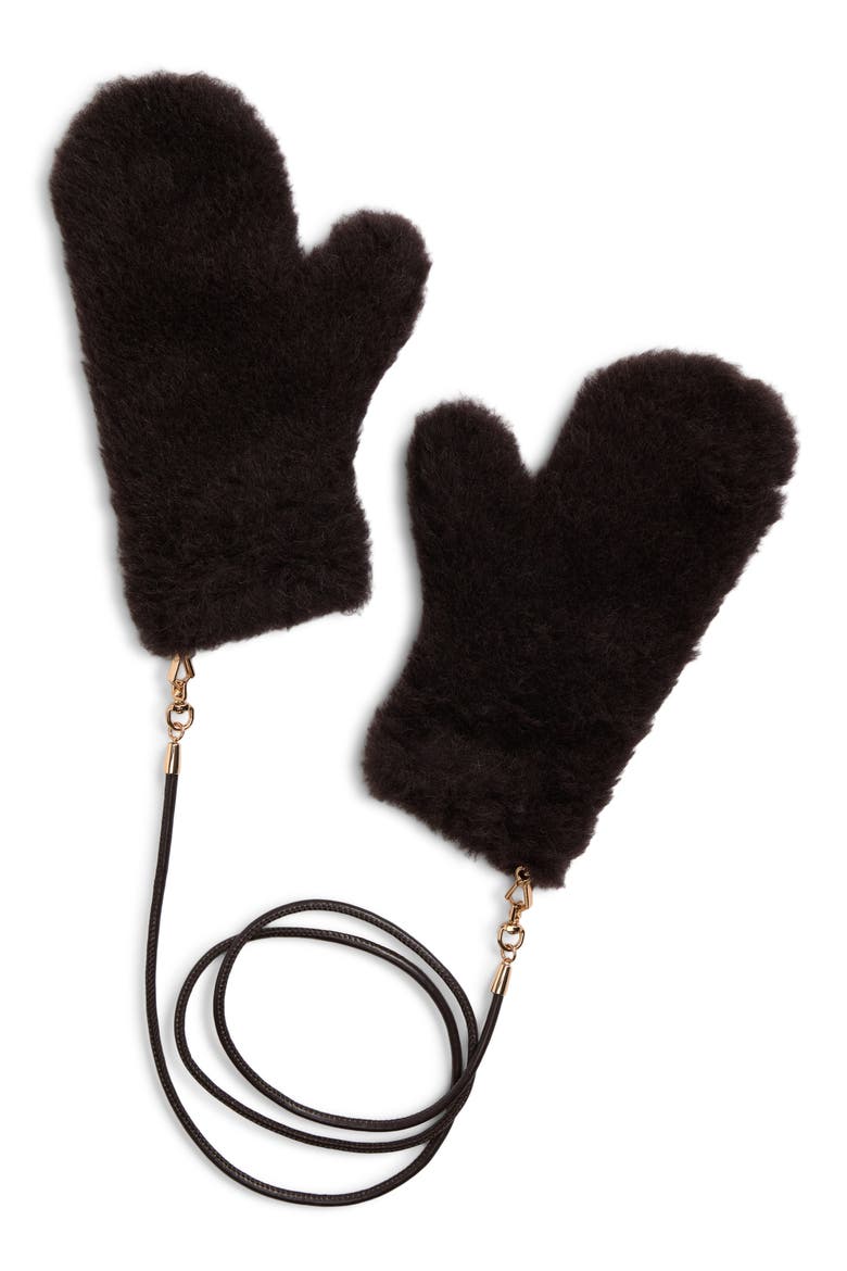 Ombrato Mittens, Main, color, BROWN