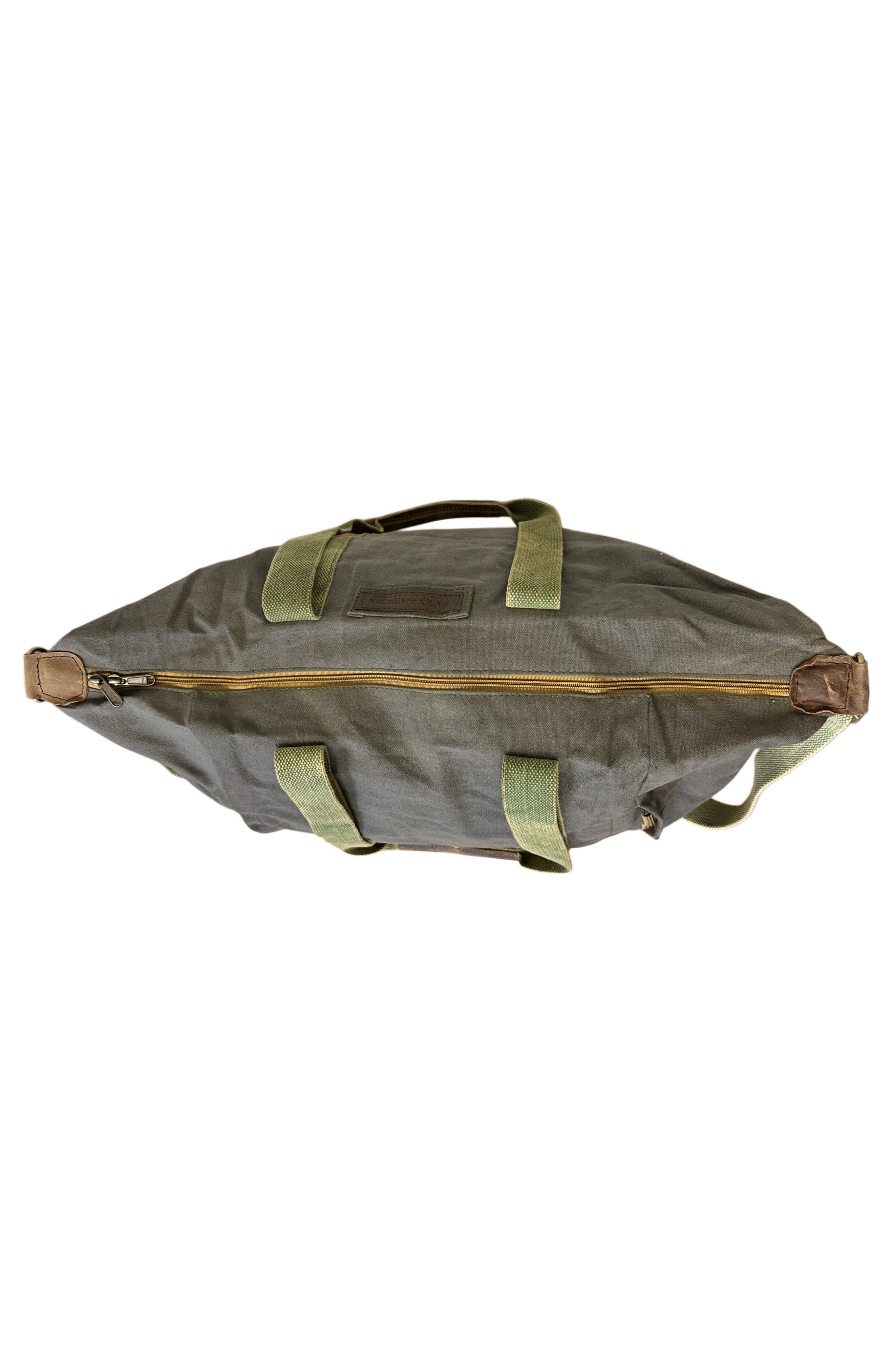 VINTAGE ADDICTION Travel Duffel Bag, Alternate, color, Olive