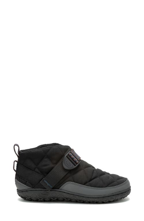 Chaco Ramble Rugged Puffer Slip-on In Black Graphite