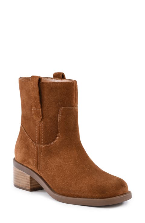 Cozy Block Heel Bootie (Women)