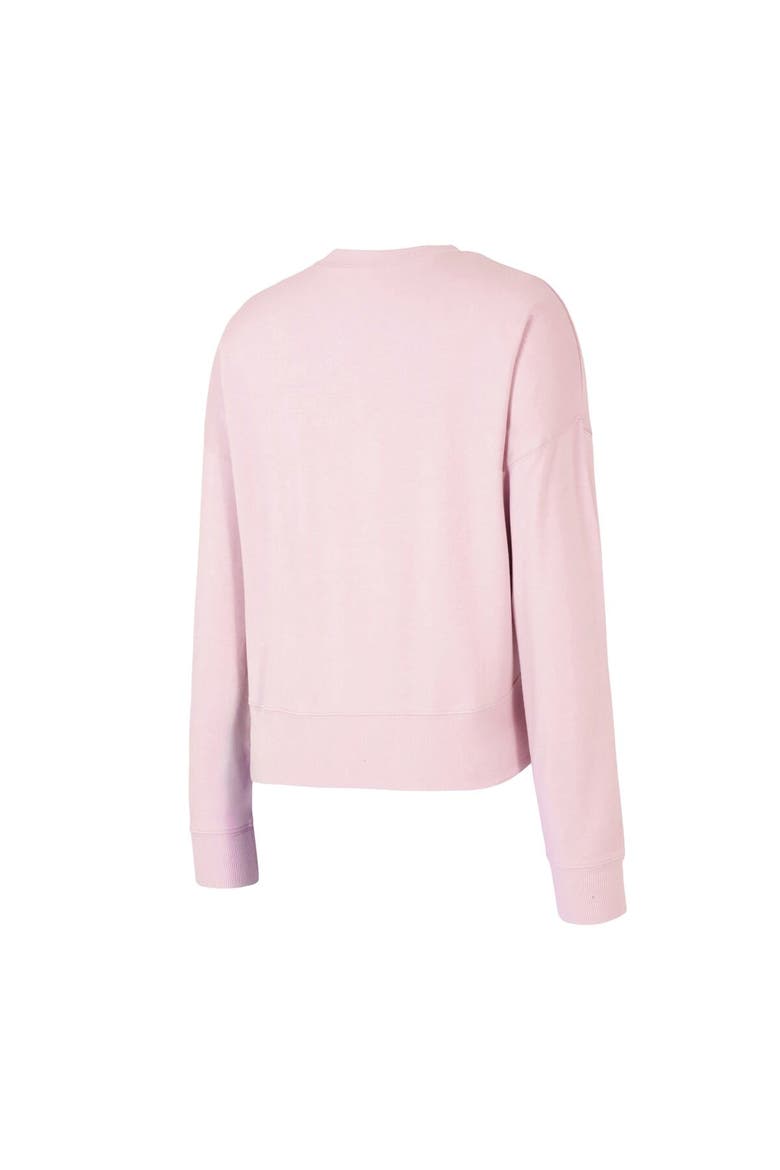 Women's Concepts Sport Pink Detroit Red Wings Tonal Pullover Tri-Blend Sweatshirt, Alternate, color, Pink