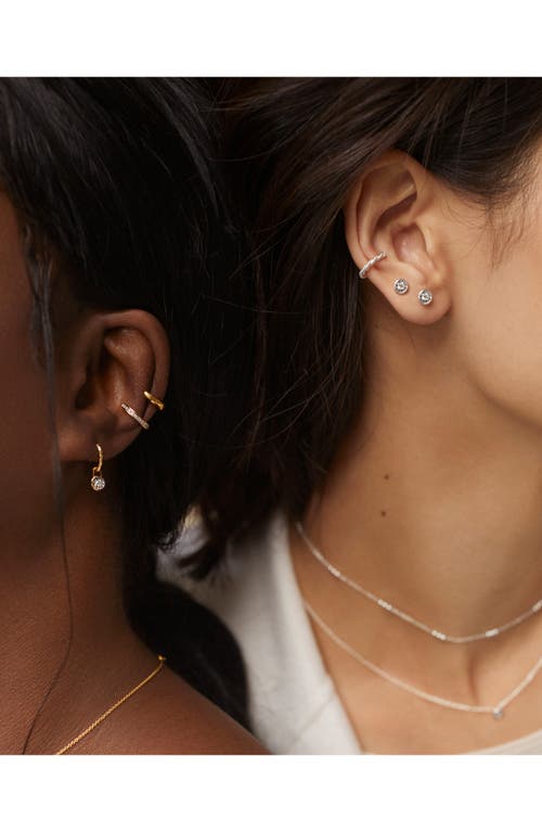 Monica Vinader Gold Diamond Essential Ear Charm Diamond
