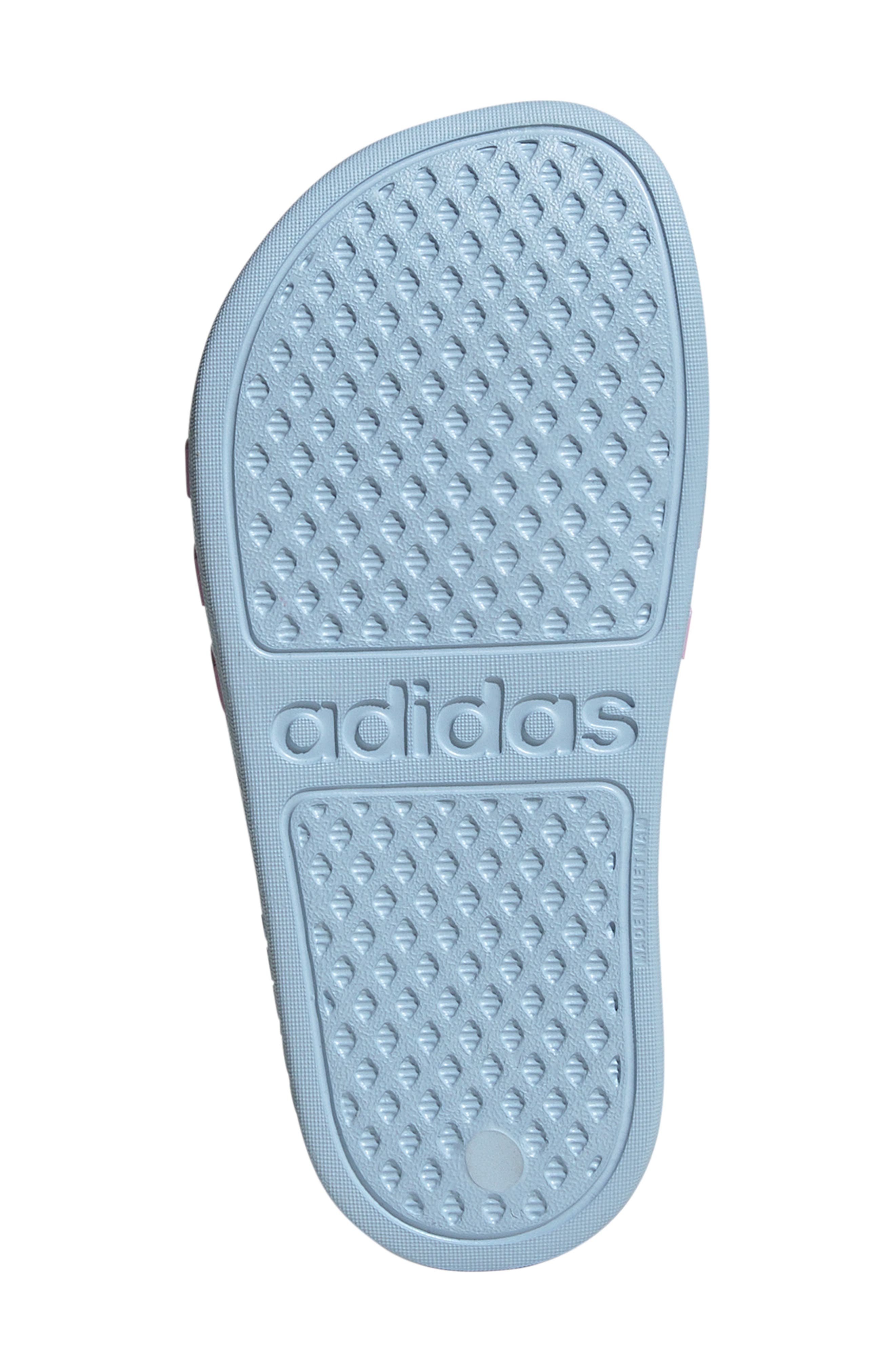 adidas Adilette Aqua Slide Sandal, Alternate, color, Globlu/Bli