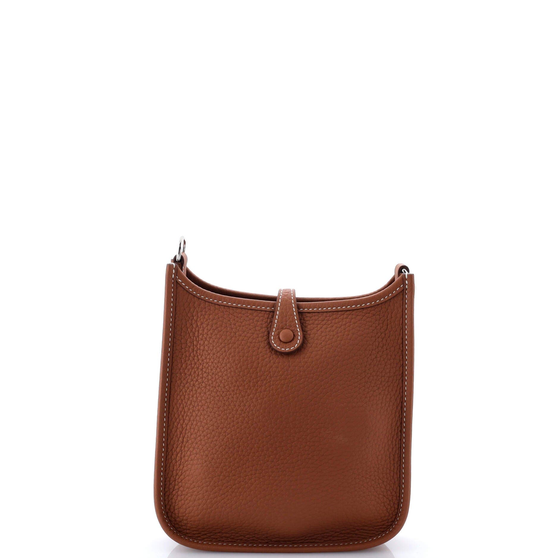 Pre-Owned Hermes Evelyne Bag Gen III Clemence TPM, Alternate, color, Gold