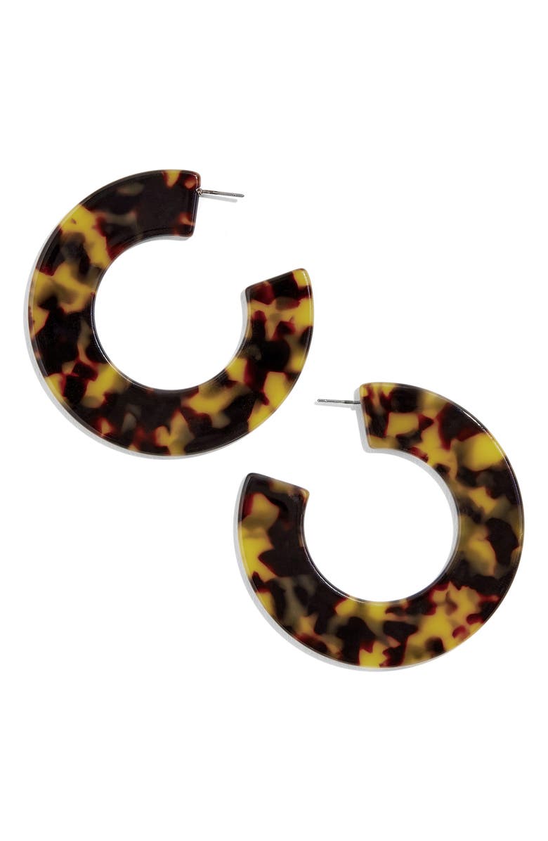 BaubleBar Dessa Hoop Earrings, Main, color, 