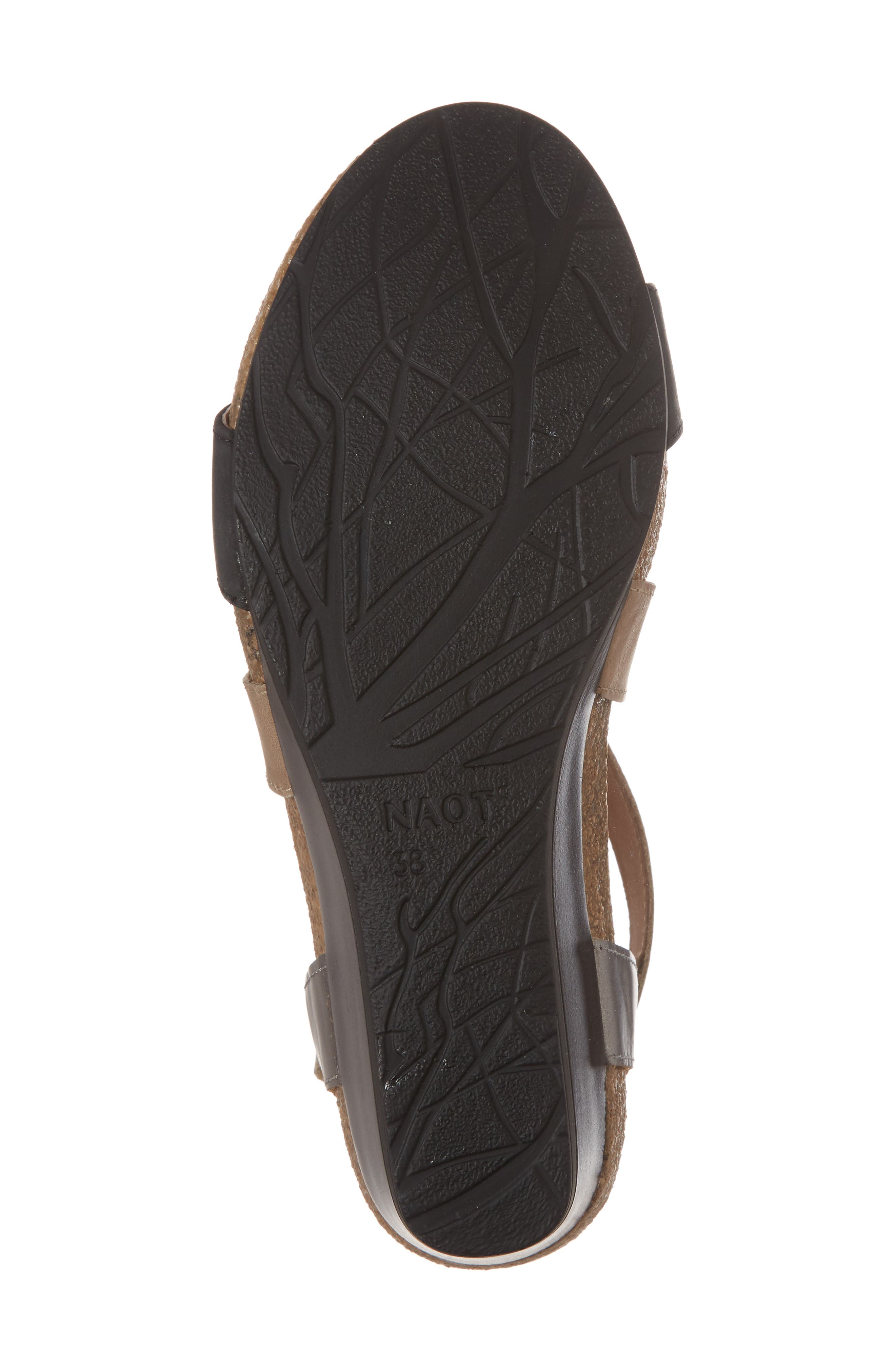 Naot Vixen Wedge Sandal, Alternate, color, 