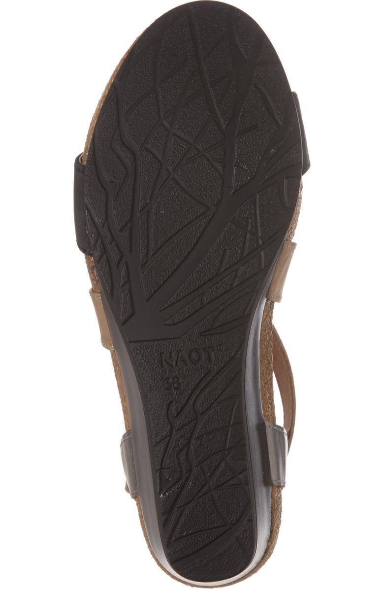 Naot Vixen Wedge Sandal, Alternate, color,