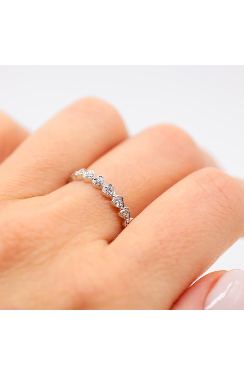 Sethi Couture Amor Diamond Heart Ring, Alternate, color,