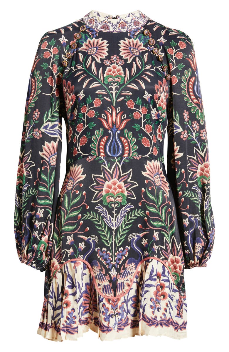 FARM Rio Marvelous Garden Minidress, Alternate, color, Black