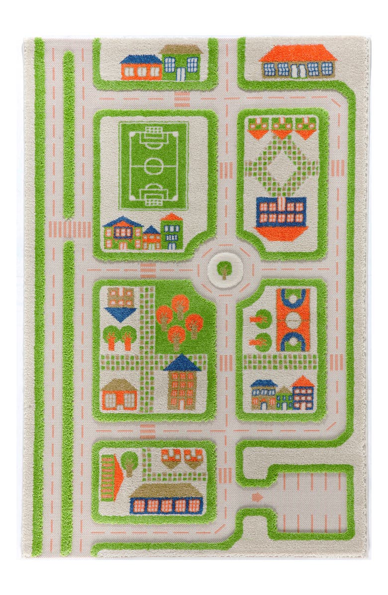 IVI Traffic Play Rug, Main, color, 