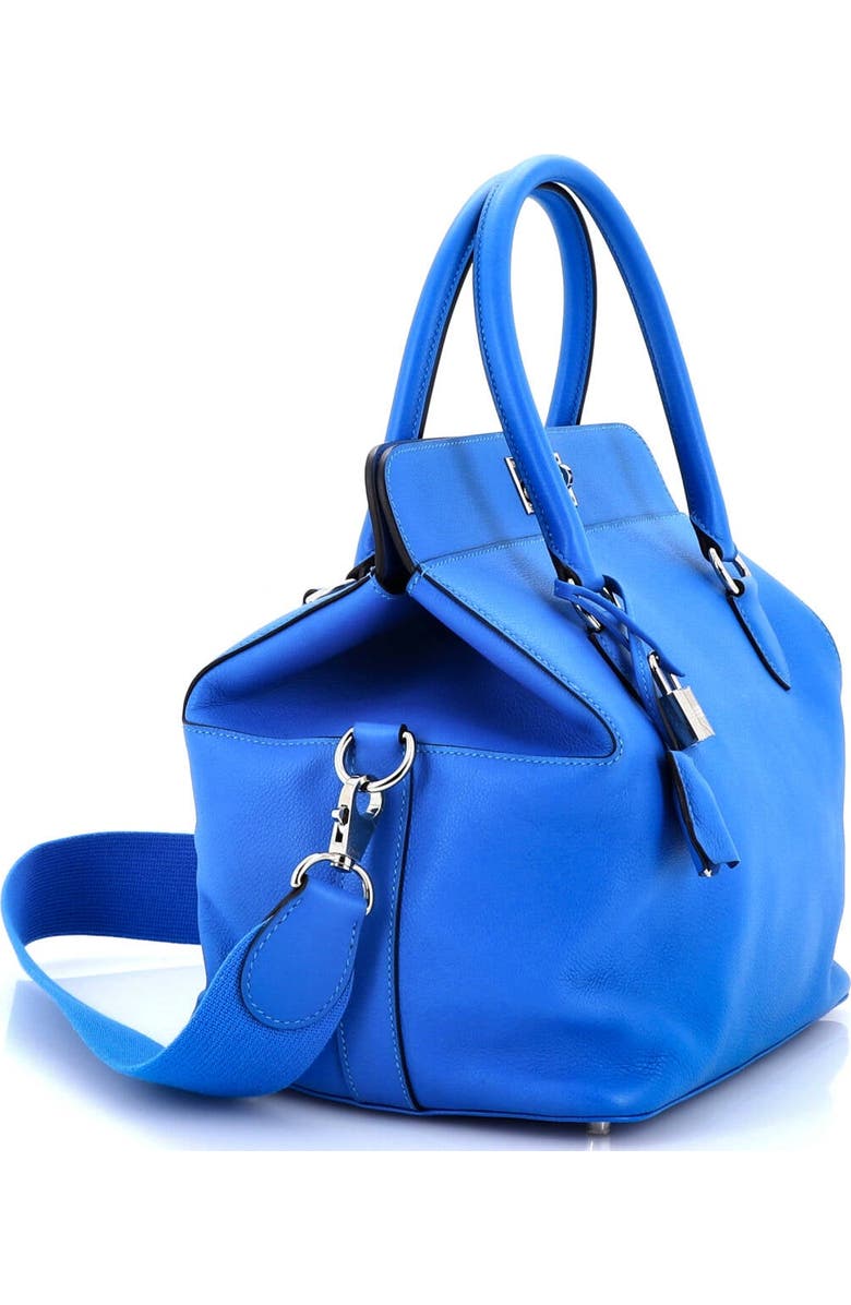 Pre-Owned Hermes Toolbox Bag Evercolor 26, Alternate, color, Bleu Hydra