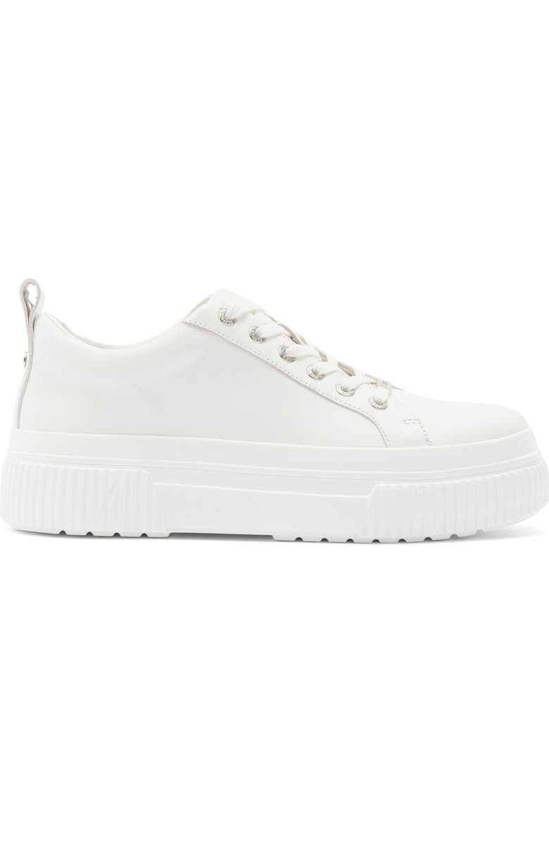 JSlides West Platform Sneaker, Alternate, color, White