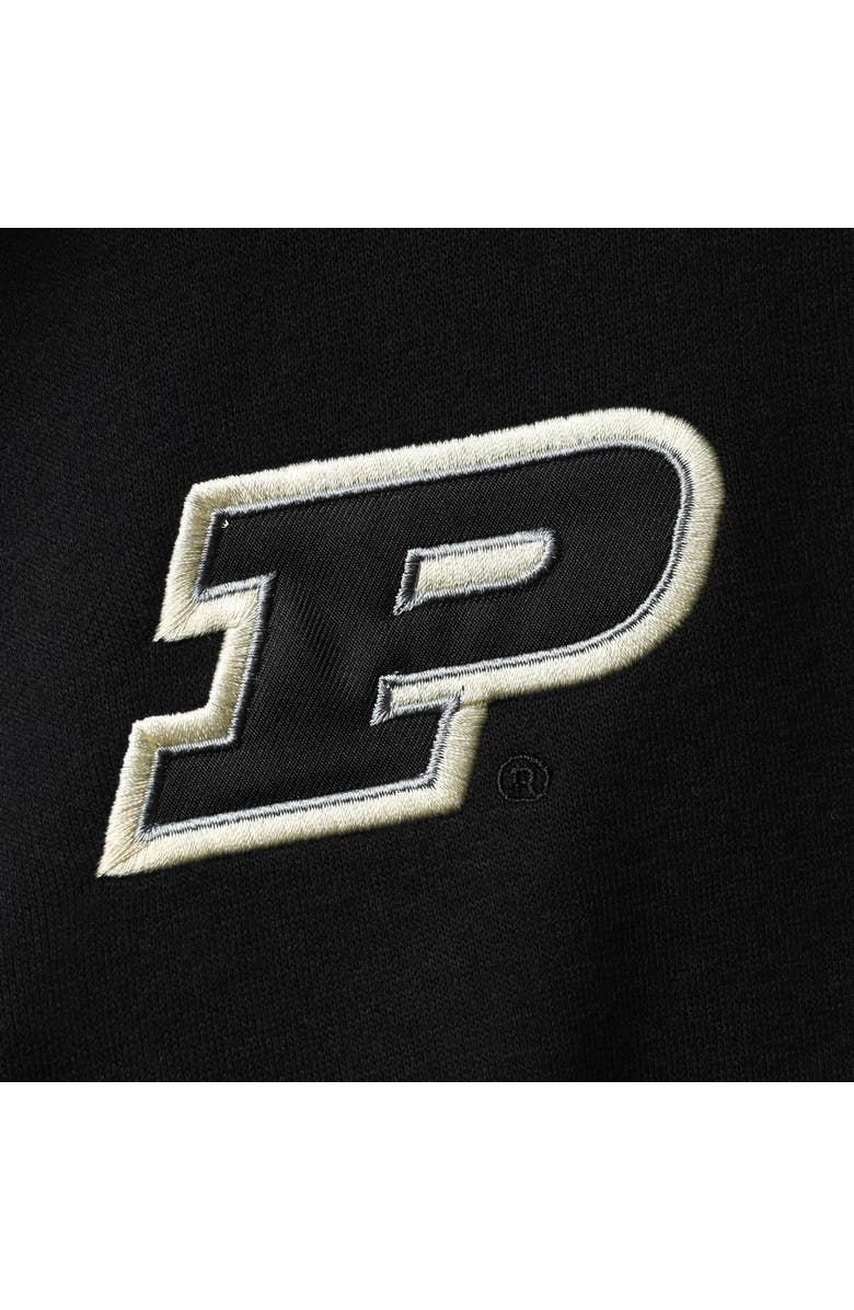 COLOSSEUM Men's Colosseum Black Purdue Boilermakers Tortugas Logo Quarter-Zip Jacket, Alternate, color, Black