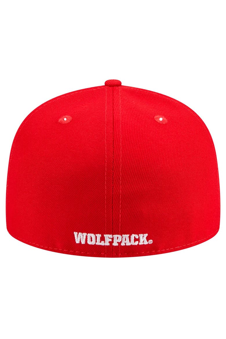Men's New Era Red NC State Wolfpack 59FIFTY Fitted Hat, Alternate, color, Red