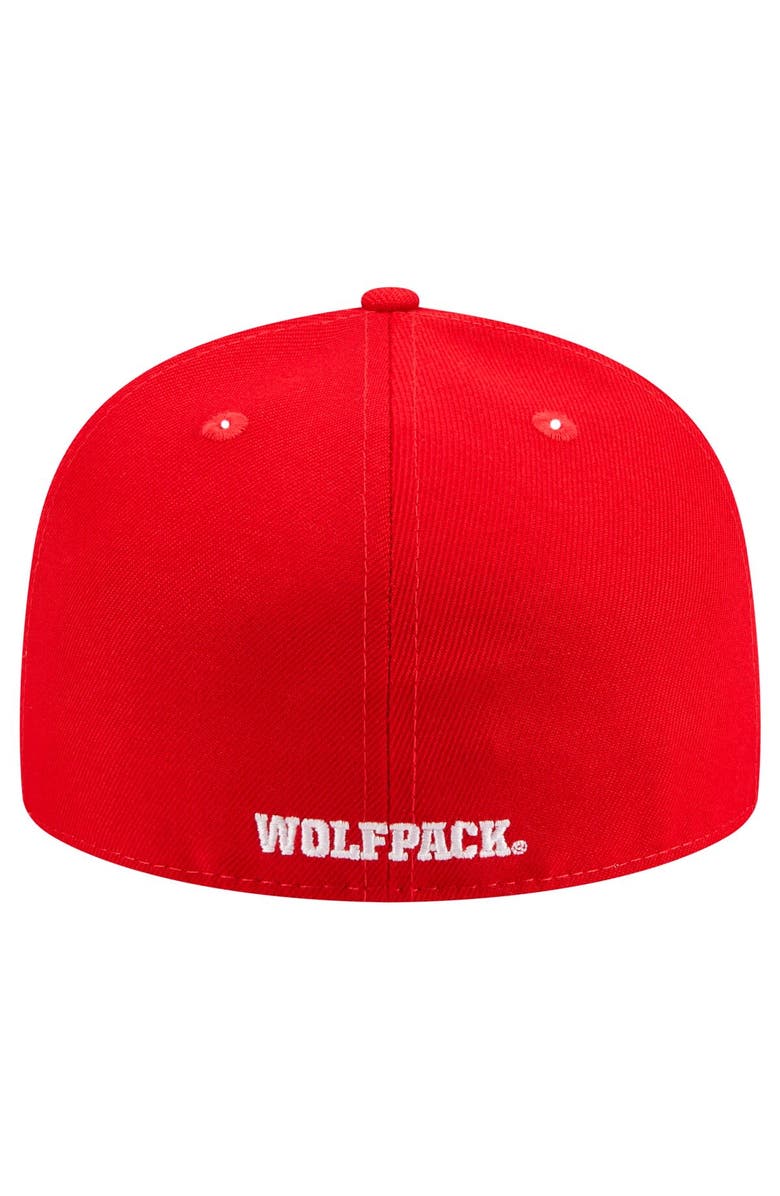 New Era Men's New Era Red NC State Wolfpack 59FIFTY Fitted Hat, Alternate, color, 