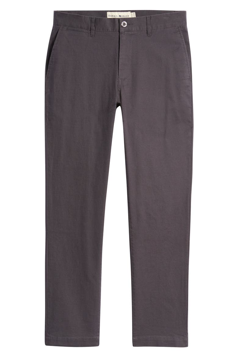 Stretch Canvas Pants, Alternate, color, SLATE GREY