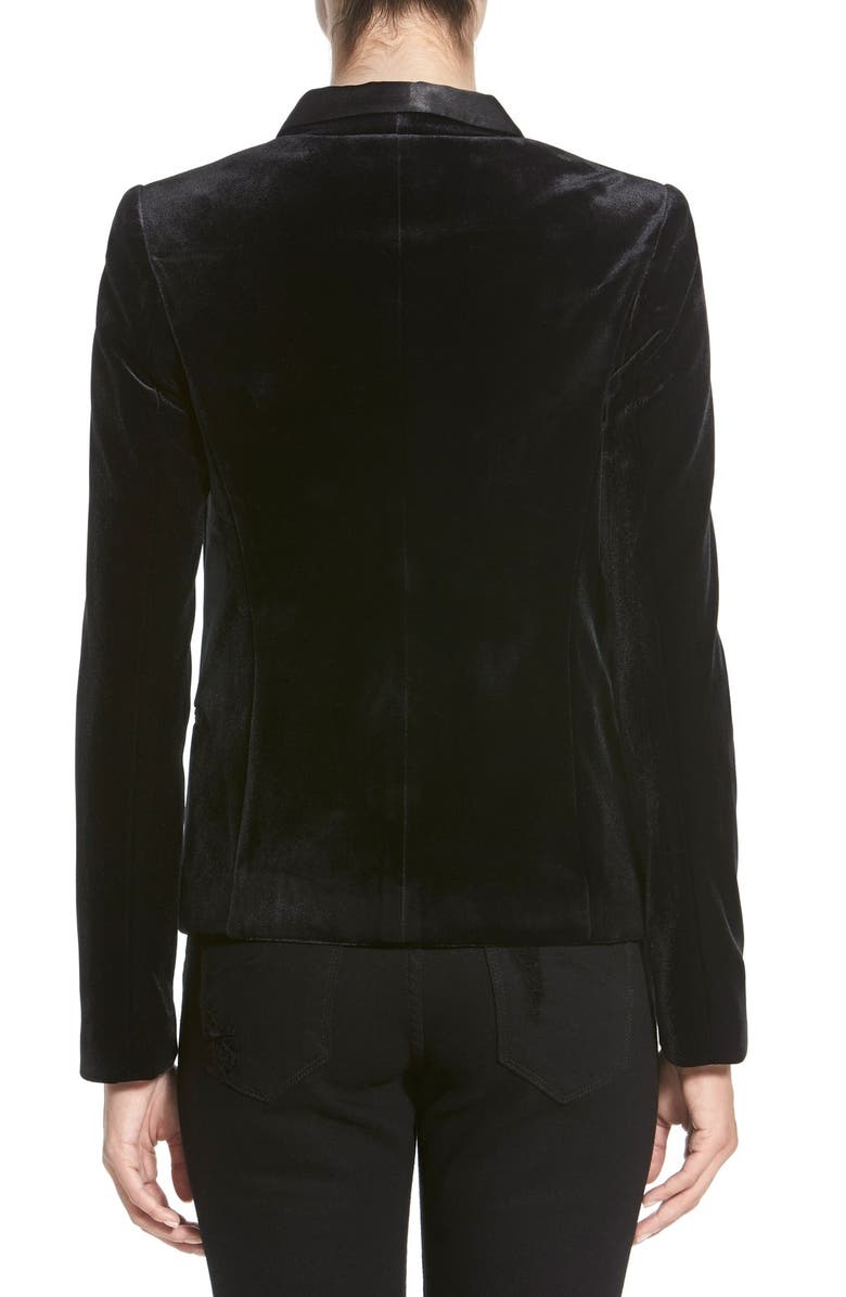 James Jeans Satin Combo Jacket, Alternate, color, 