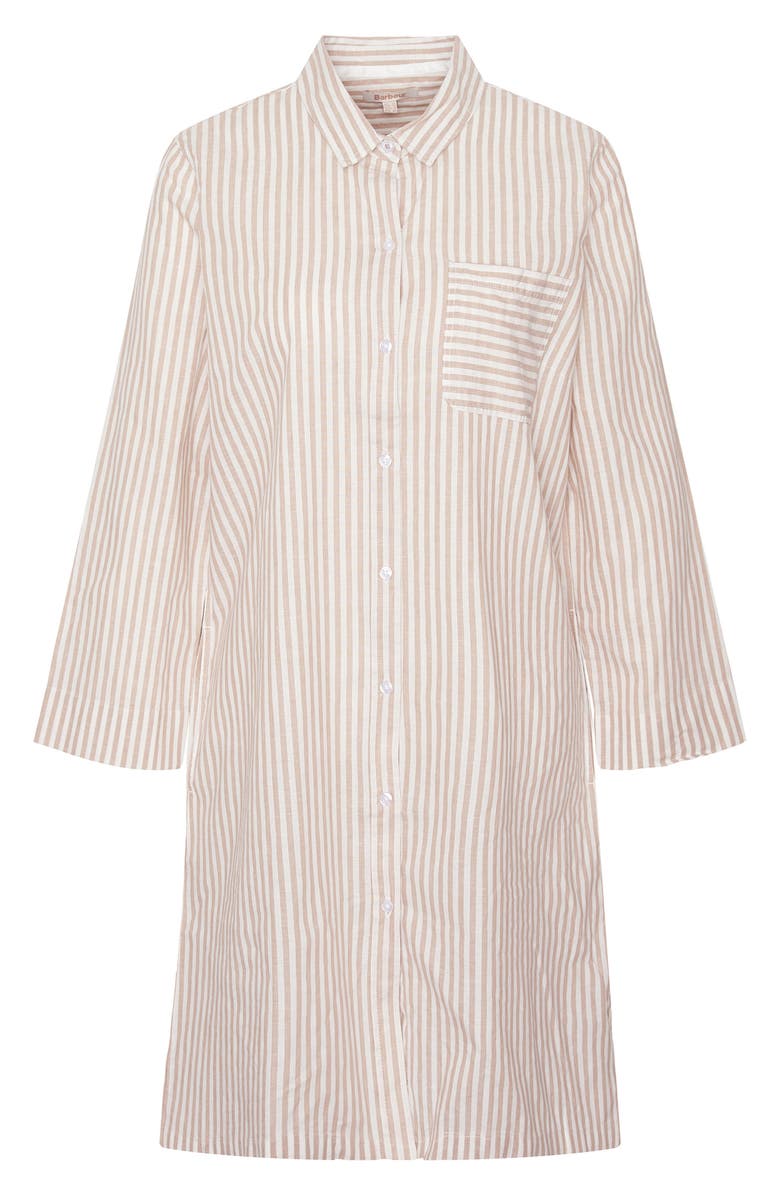 Barbour Seaglow Chambray Shirt Dress, Alternate, color, 