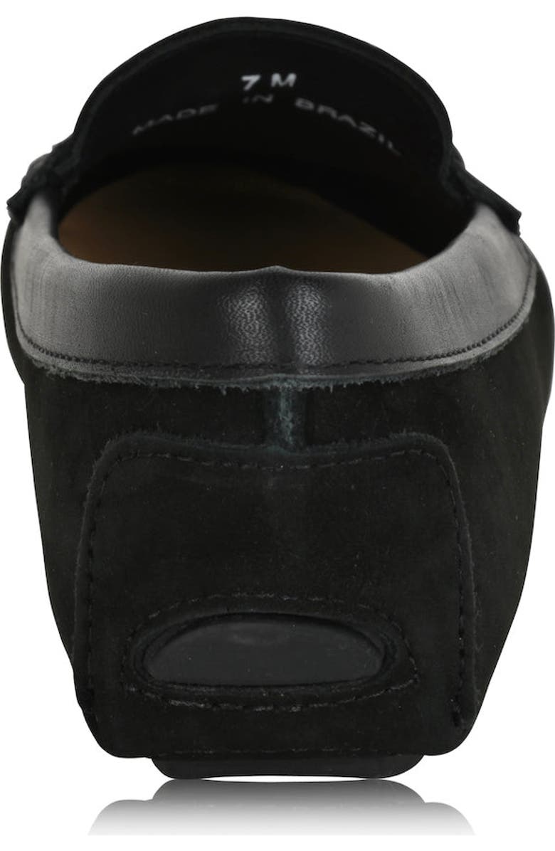 Joan Oloff Shoes PIPER Leather Driving Loafer, Alternate, color, Black