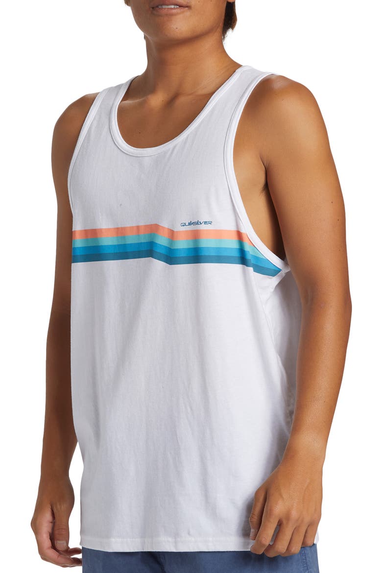 Retrospect Cotton Graphic Tank Top, Alternate, color, WHITE