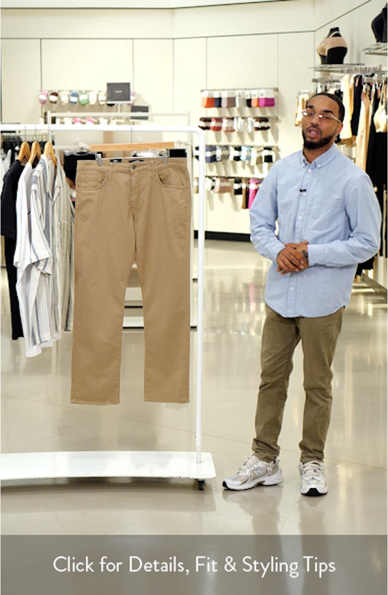 Matt Relaxed Straight Leg Twill Pants, sales video thumbnail