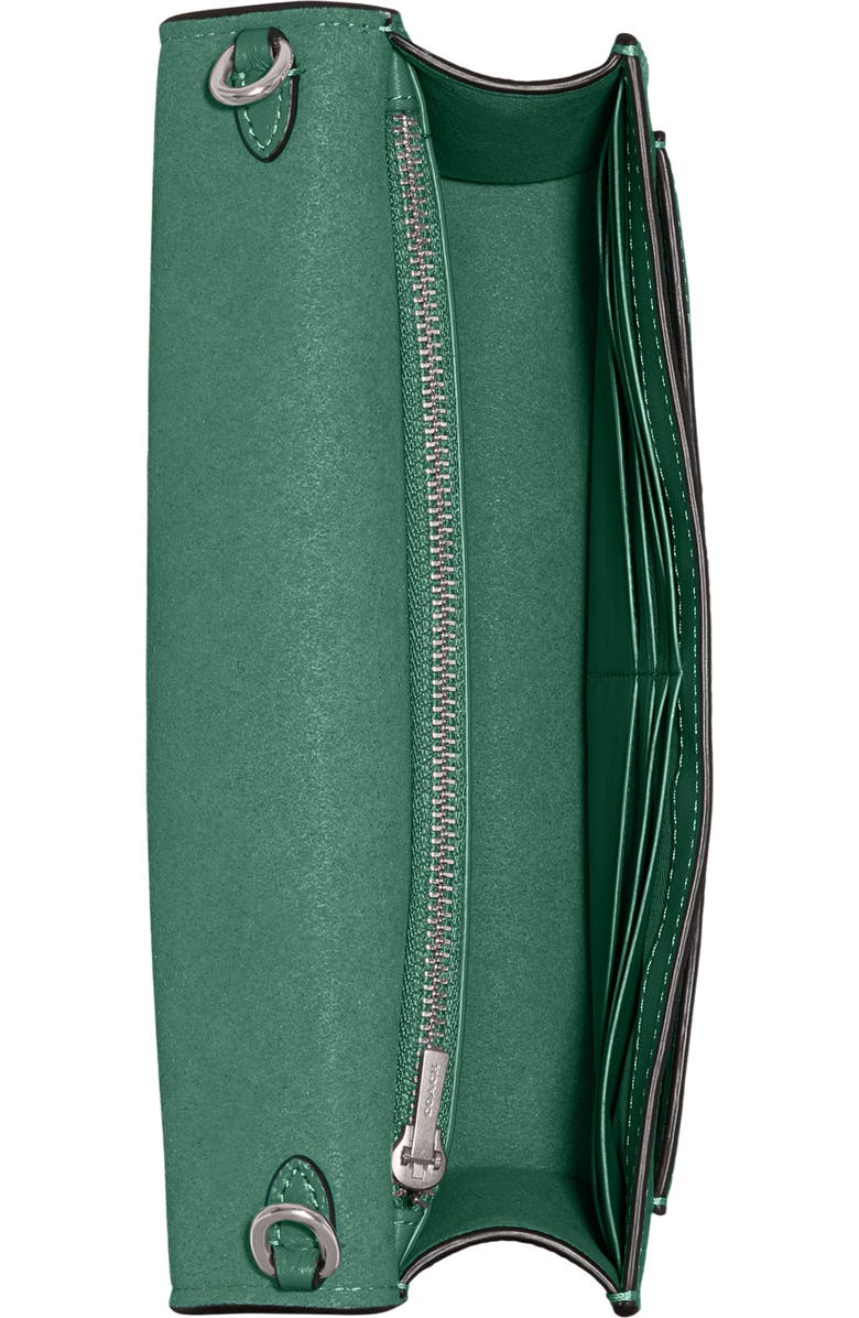 COACH Tabby Polished Pebble Leather Chain Crossbody Bag, Alternate, color,