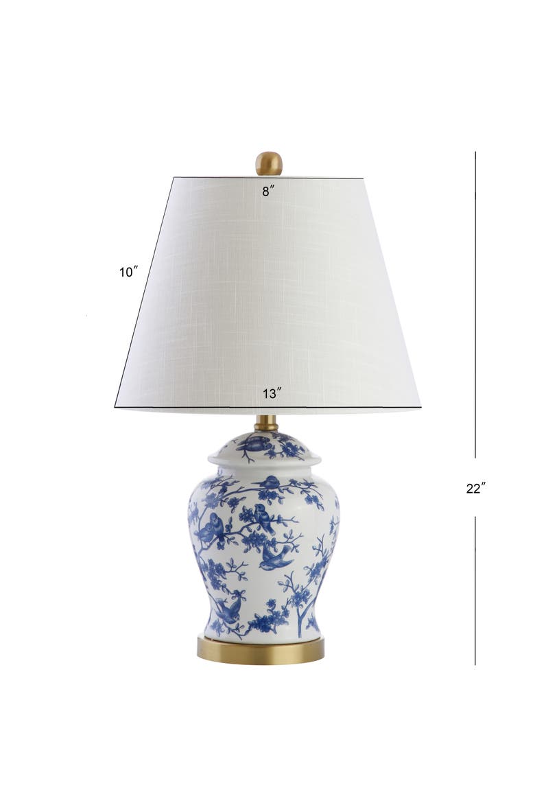 Penelope Chinoiserie Classic LED Table Lamp, Alternate, color, Blue/White