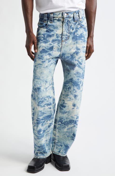 Outlet Shyne Studios Blue Tye Dye Jeans