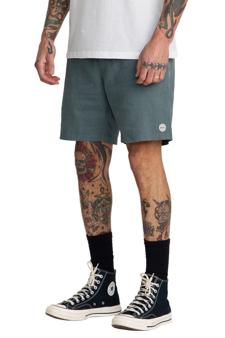 Sands Stripe Regular Fit Shorts, Alternate, color, BALSAM GREEN