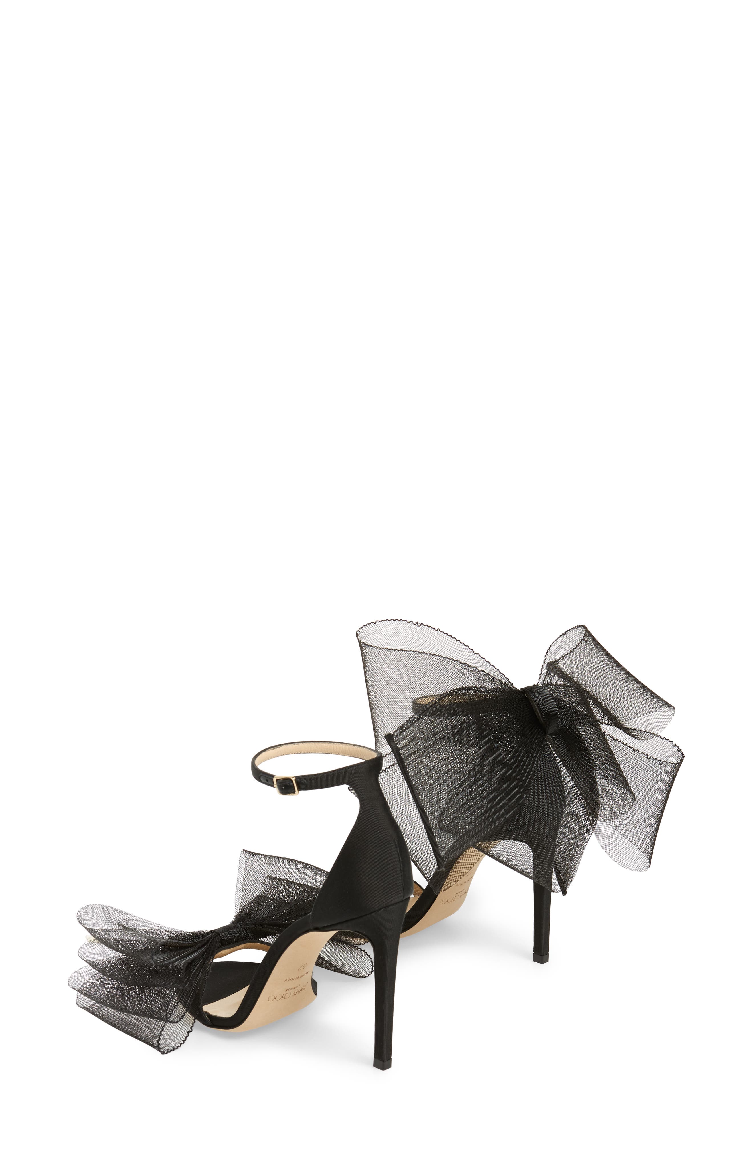 Jimmy Choo Aveline Bow Ankle Strap Sandal, Alternate, color, 