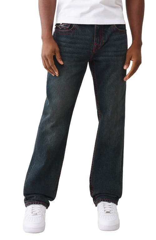 True Religion Ricky Big T Flap Pocket Straight Leg Jeans In Animal Print