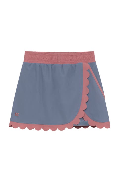 Girls Scalloped Skort (Toddler, Little Kid & Big Kid)