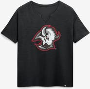 FANATICS Women's Fanatics Black Buffalo Sabres Competition Stadium Slub Boxy T-Shirt