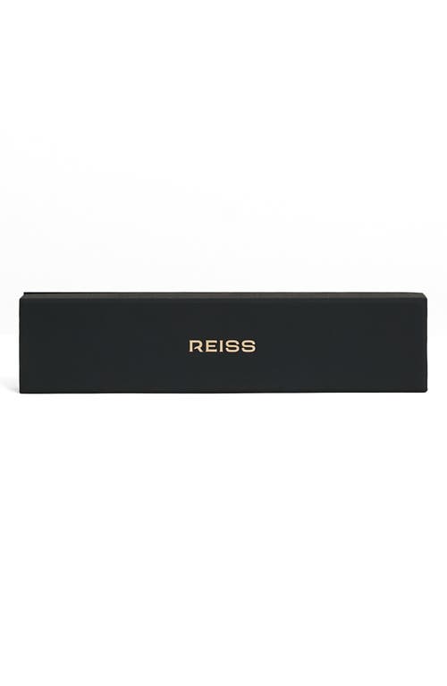 Reiss Gold Darcy Tone Dome Link Bracelet In Brown