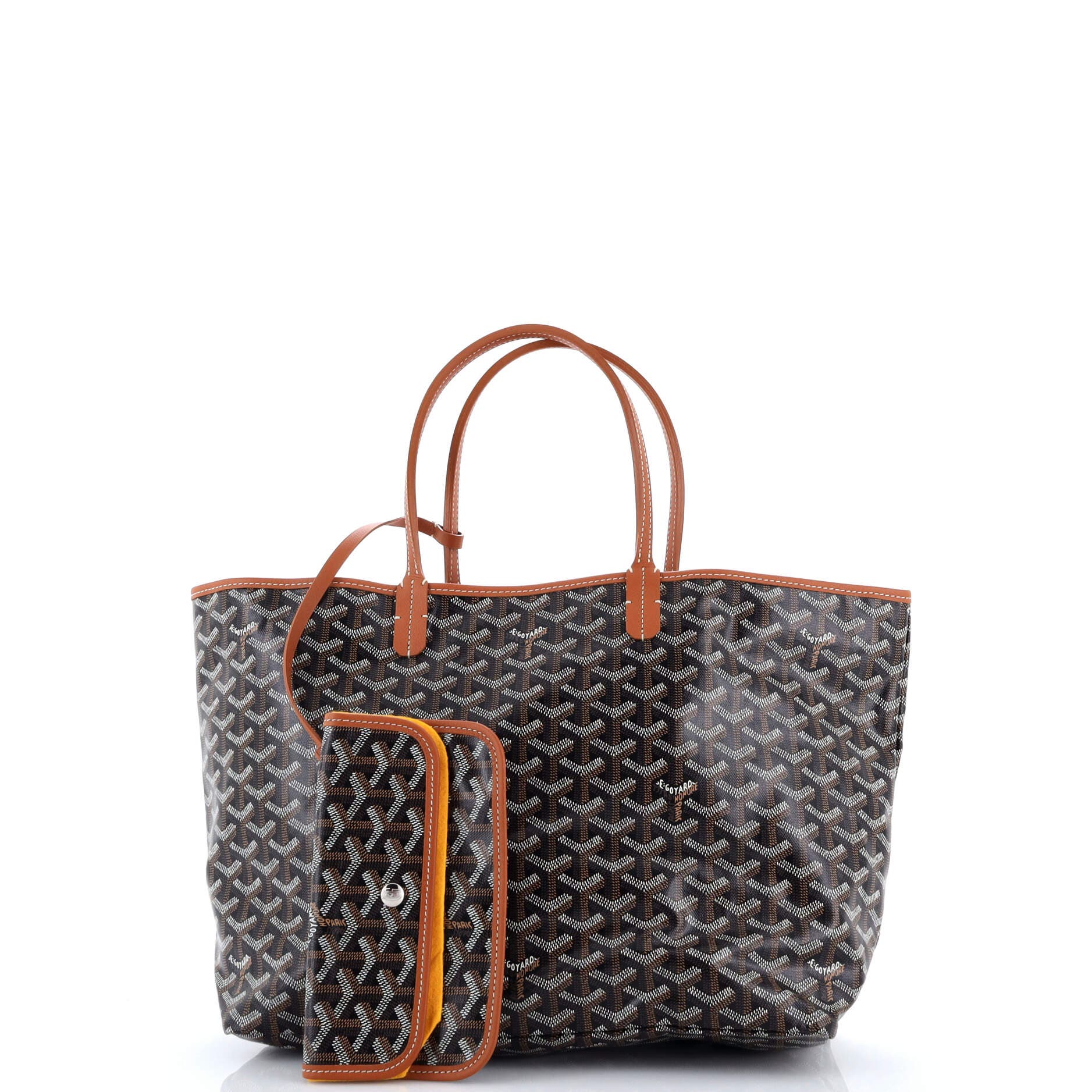 Pre-Owned Goyard Saint Louis Tote Coated Canvas PM, Alternate, color, Yellow
