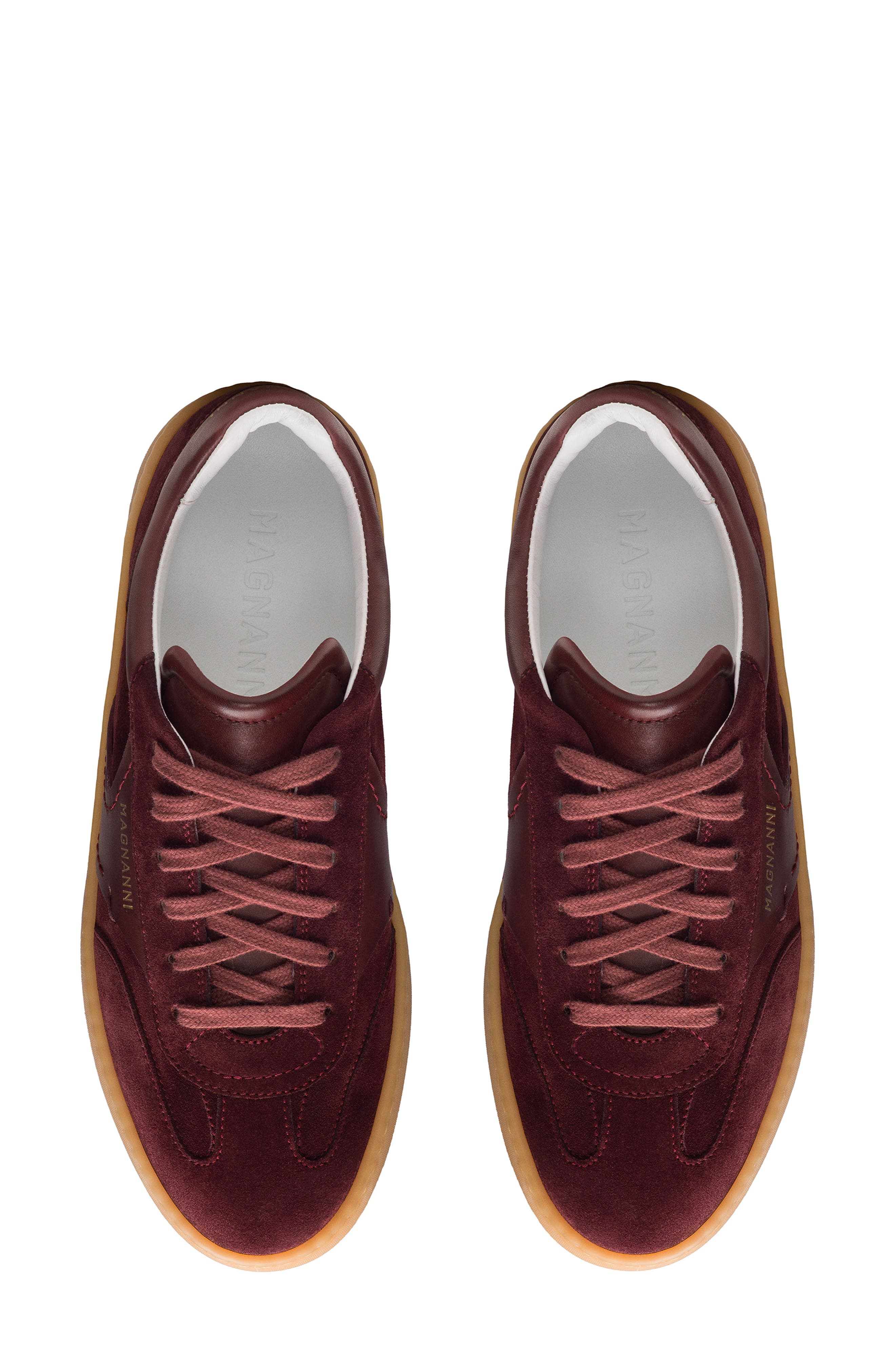 Zori Sneaker, Alternate, color, BURGUNDY SUEDE